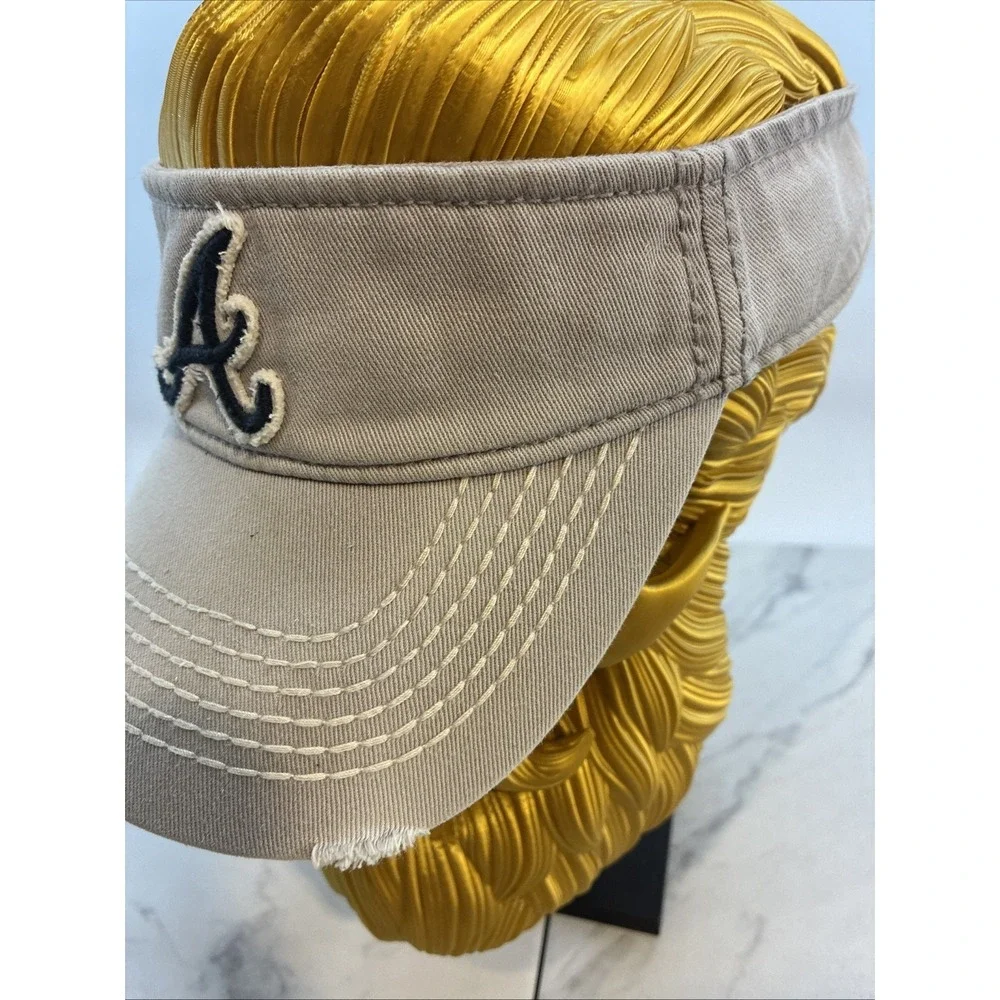 47 Brand‎ Atlanta Braves SnapBack Adjustable Visor Gray/Black